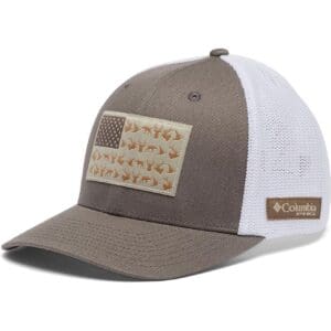 Columbia Hat - PHG Game Flag Flexfit Tan