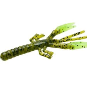 Zoom - Super Salt Plus Lil Critter Craw - Watermelon Seed/Chartreuse Claw
