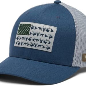 Columbia Hat - PHG Game Flag Flexfit Blue