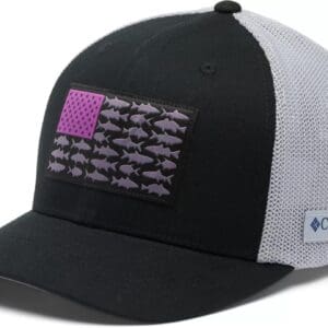 Columbia Hat - PFG Fish Flag Purple