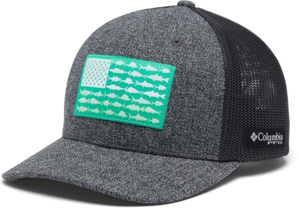 Columbia Hat - PFG Fish Flag Green