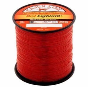 Zebco Cajun Red Lightnin' Quarter spool 30lb test 450 yards