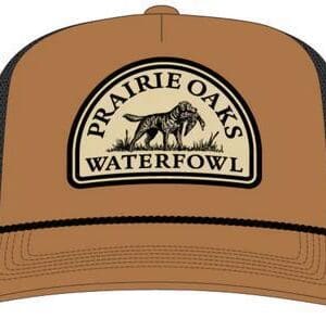 Prairie Oaks Waterfowl Hat - Brown/Black Patch Hat