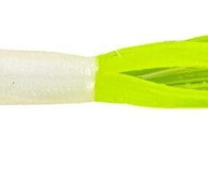 Big Bite Baits - 1.5″ Crappie Tube - White/Chartreuse