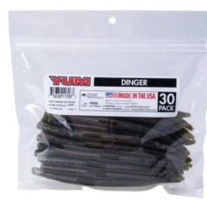 Yum - 5" Dinger (Watermelon Red Flake) 30 pack