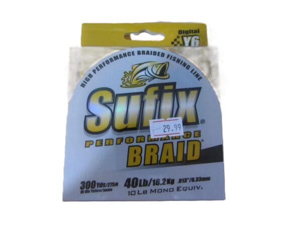 Sufix Performance Braid - Hi-Vis Yellow - Image 3