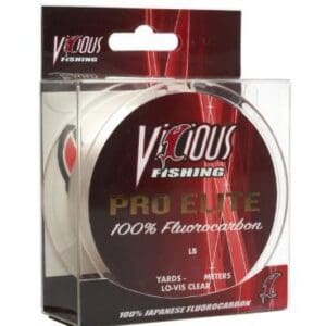 Vicious Pro Elite Fluoro 8lb 200yd - Lo-Vis Clear
