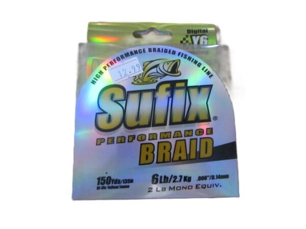Sufix Performance Braid - Hi-Vis Yellow