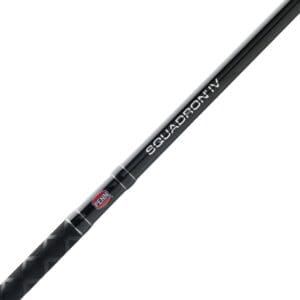 Black golf club shaft with brand markings and specifications.